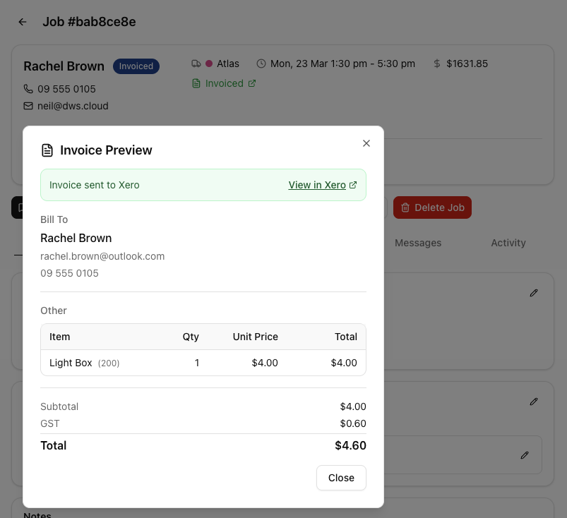 Invoicing & Xero
